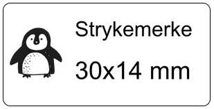 Størrelse strykemerker