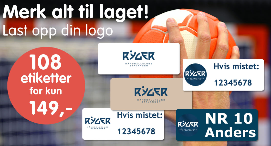 Navnelapper til idrettslag
